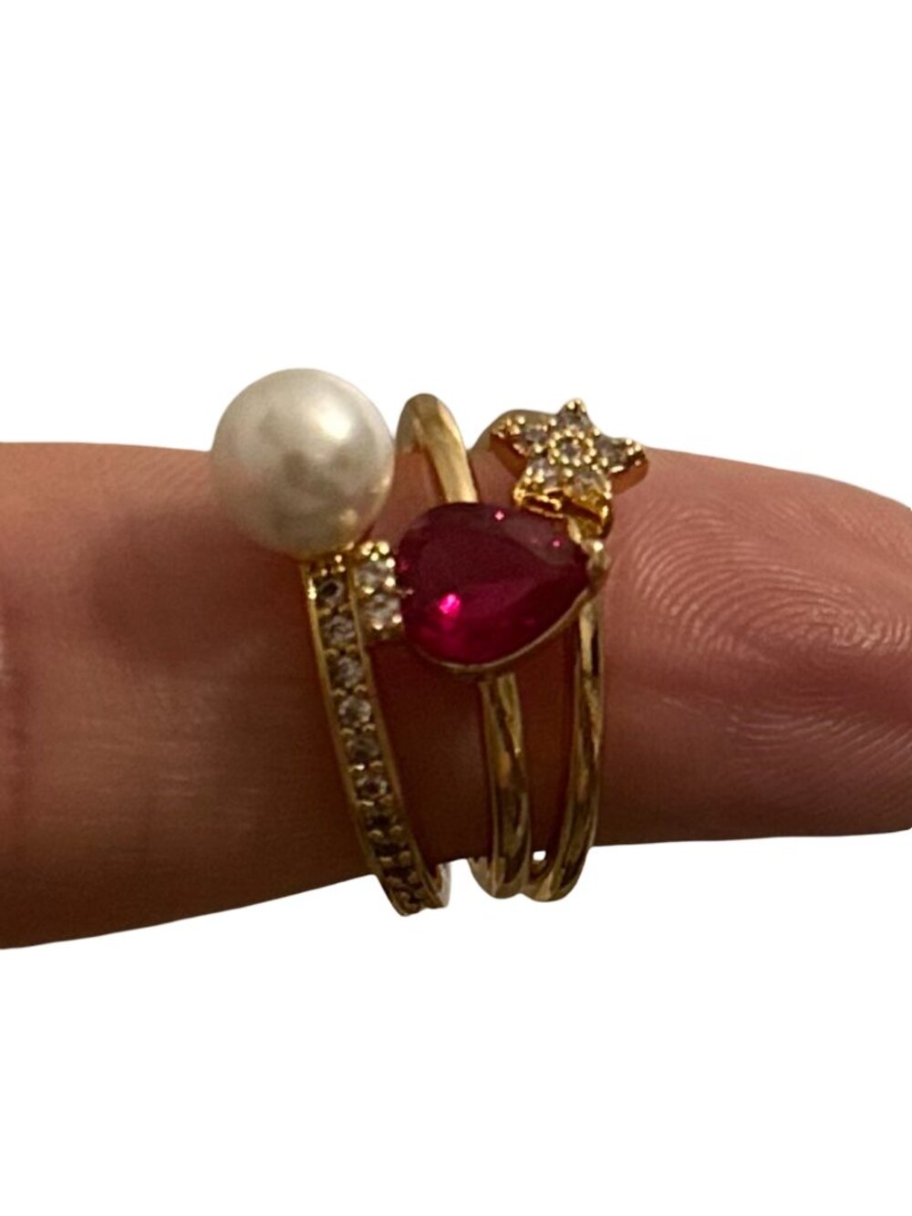Light Up The Room Stackable Ring Set - Picture 4 of 5